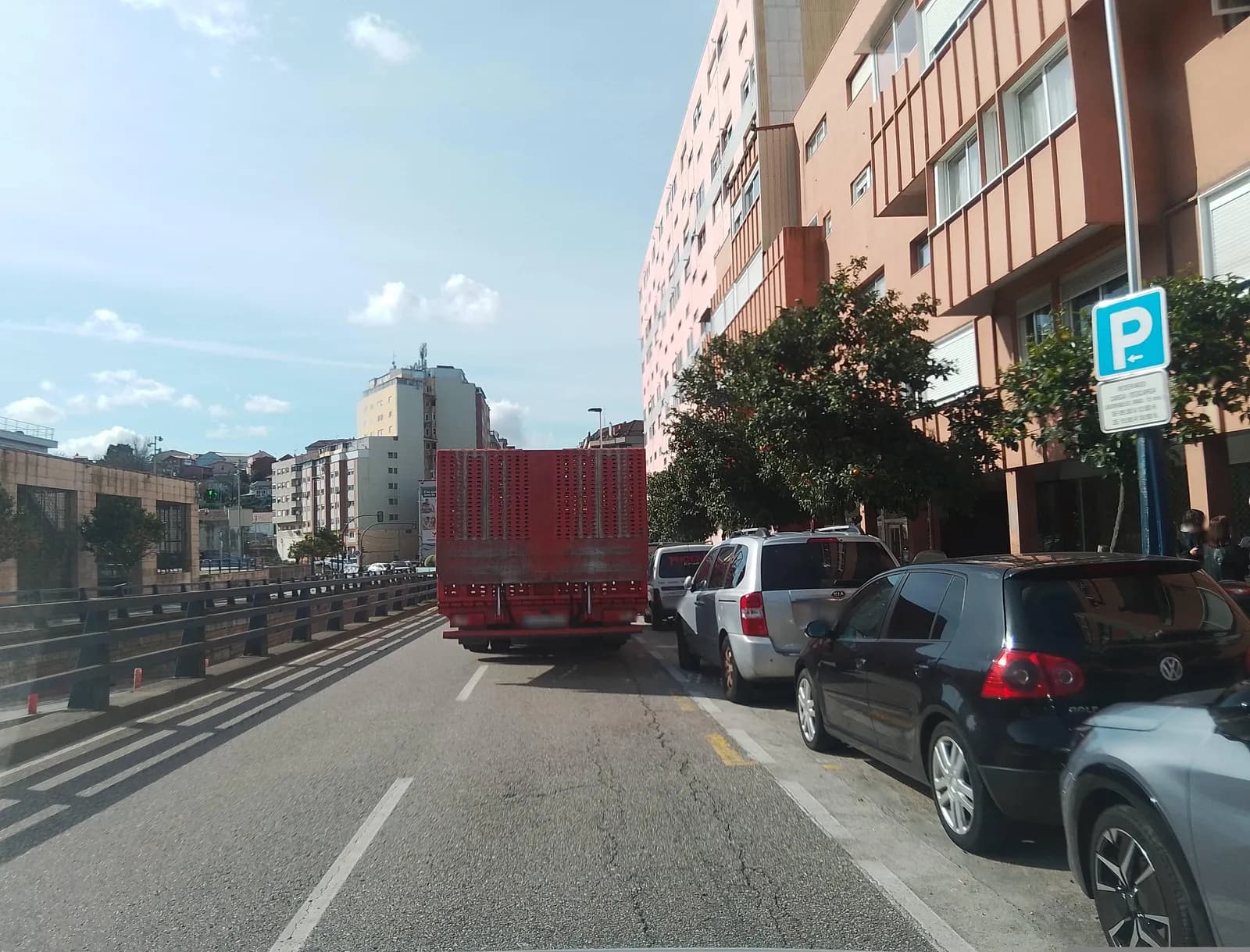 Aparcamiento gratuito en Rúa Ventura González Prieto en Vigo (Pontevedra)