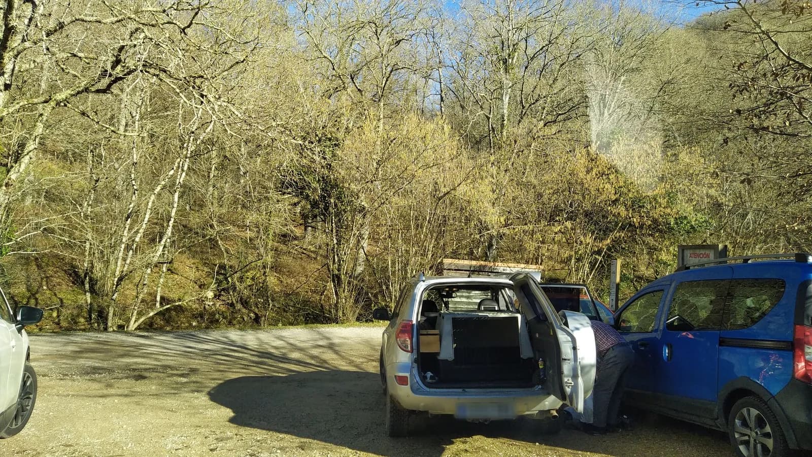 Aparcamiento gratuito en Sendero de los Puentes en Ruente (Cantabria)