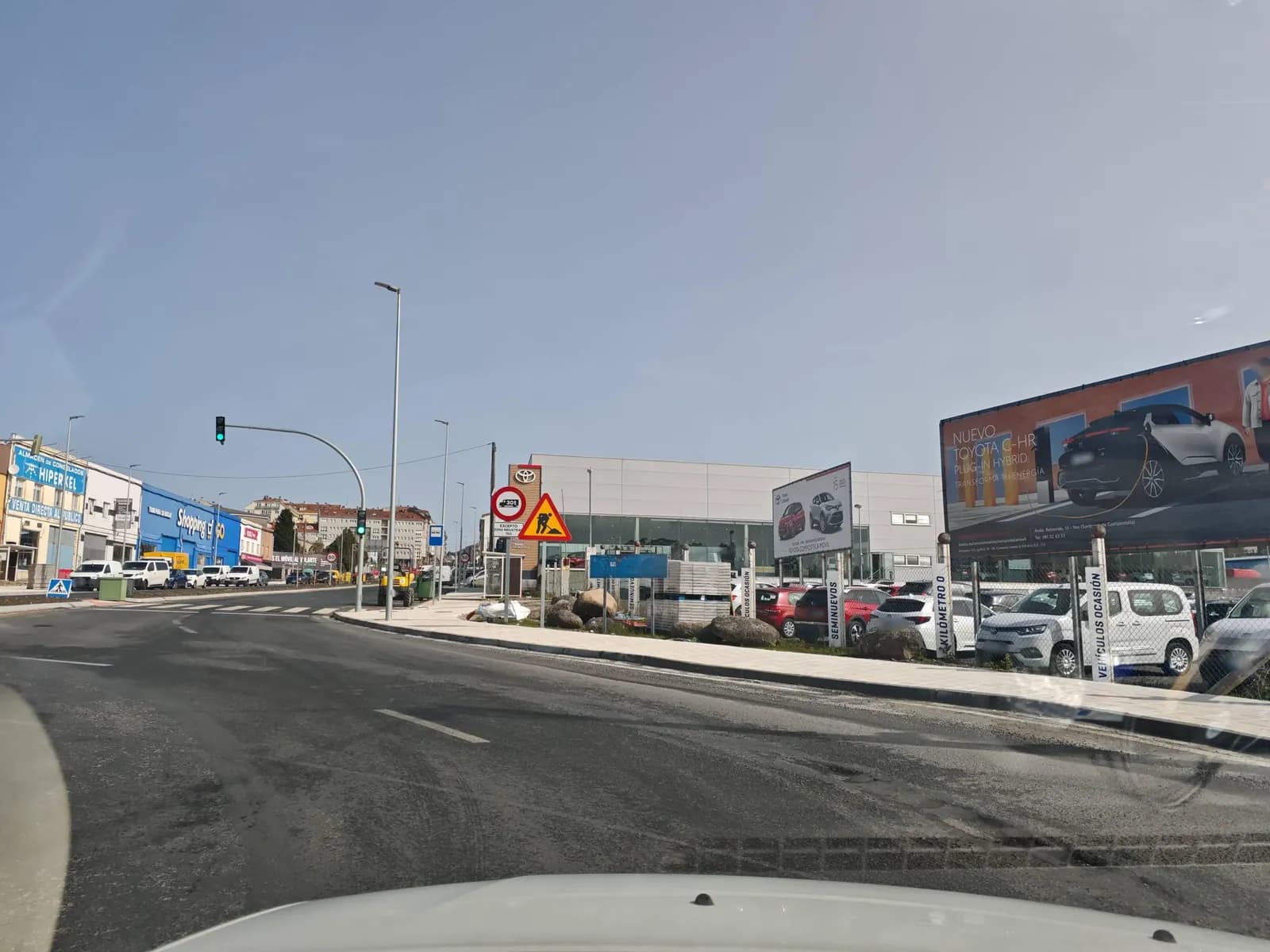 Aparcamiento gratuito en Travesía das Galanas en Teo (A Coruña)
