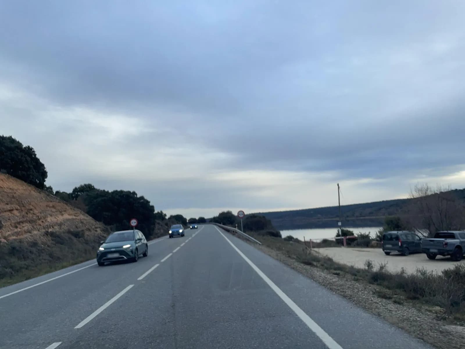 Área de aparcamiento en el este de Guadalix de la Sierra en Guadalix de la Sierra (Madrid)