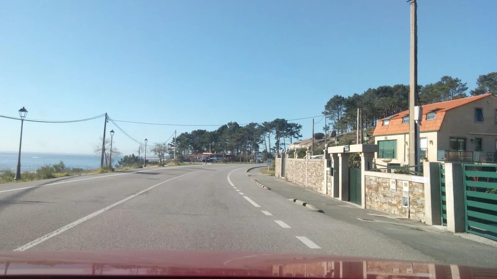 Área de aparcamiento en el suroeste de Grove (O) en Grove (O) (Pontevedra)