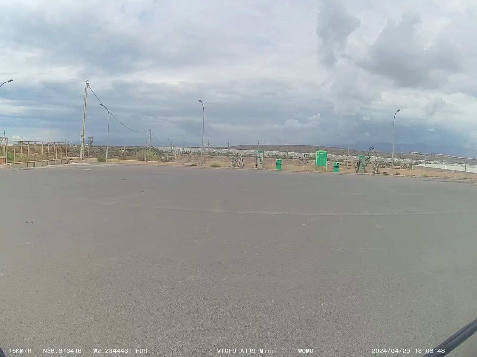 Parking gratuito Estacion de servicio BP CABO DE GATA en Almería