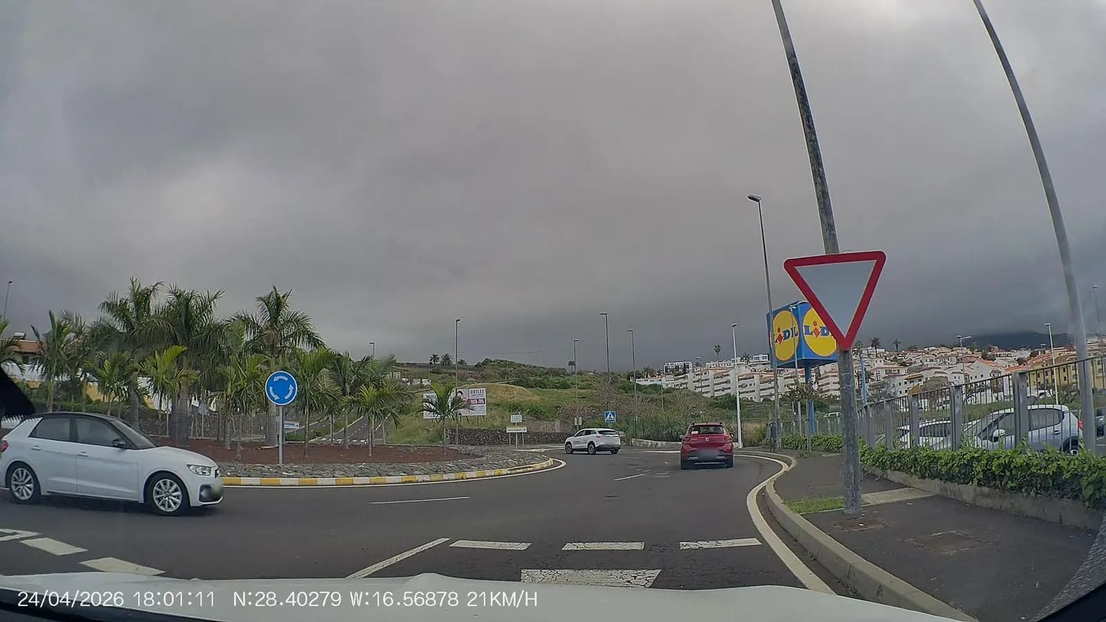 Parking gratuito Lidl Parking en Puerto de la Cruz (Santa Cruz de Tenerife)