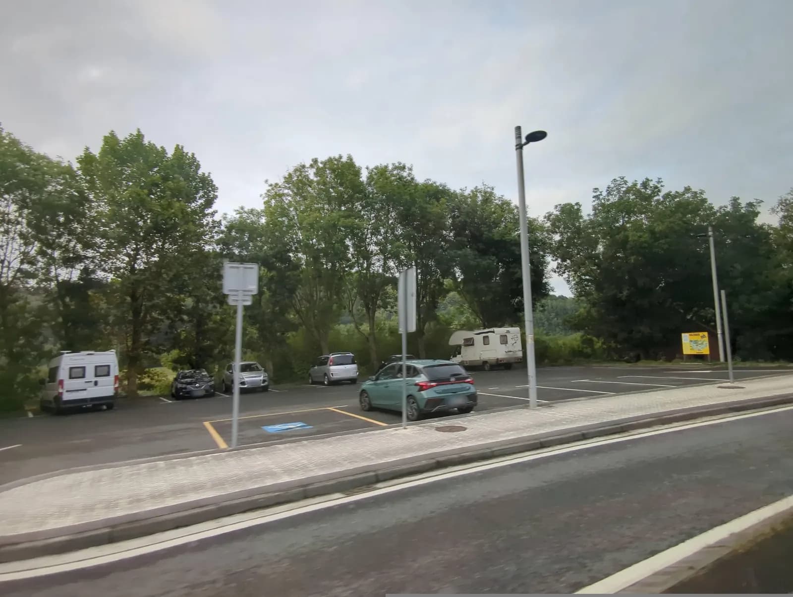 Aparcamiento para autocaravanas en Orio (N634) en Orio (Gipuzkoa)