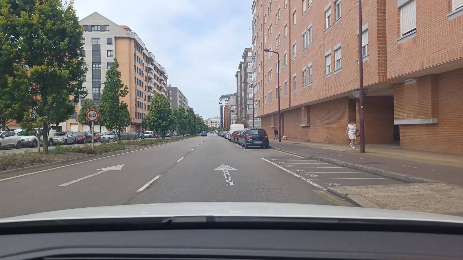 Parking de la Avenida de Portugal en Gijón (Asturias)