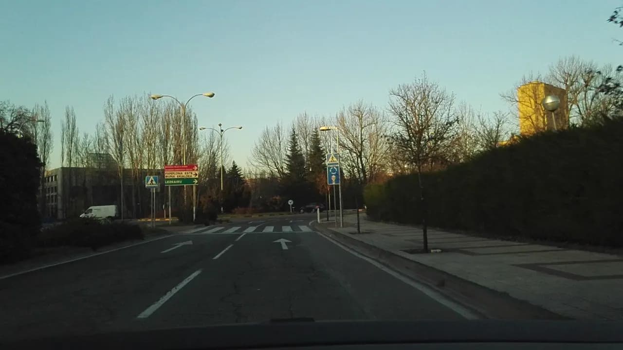 Parking del Sario en Pamplona/Iruña (Navarra)