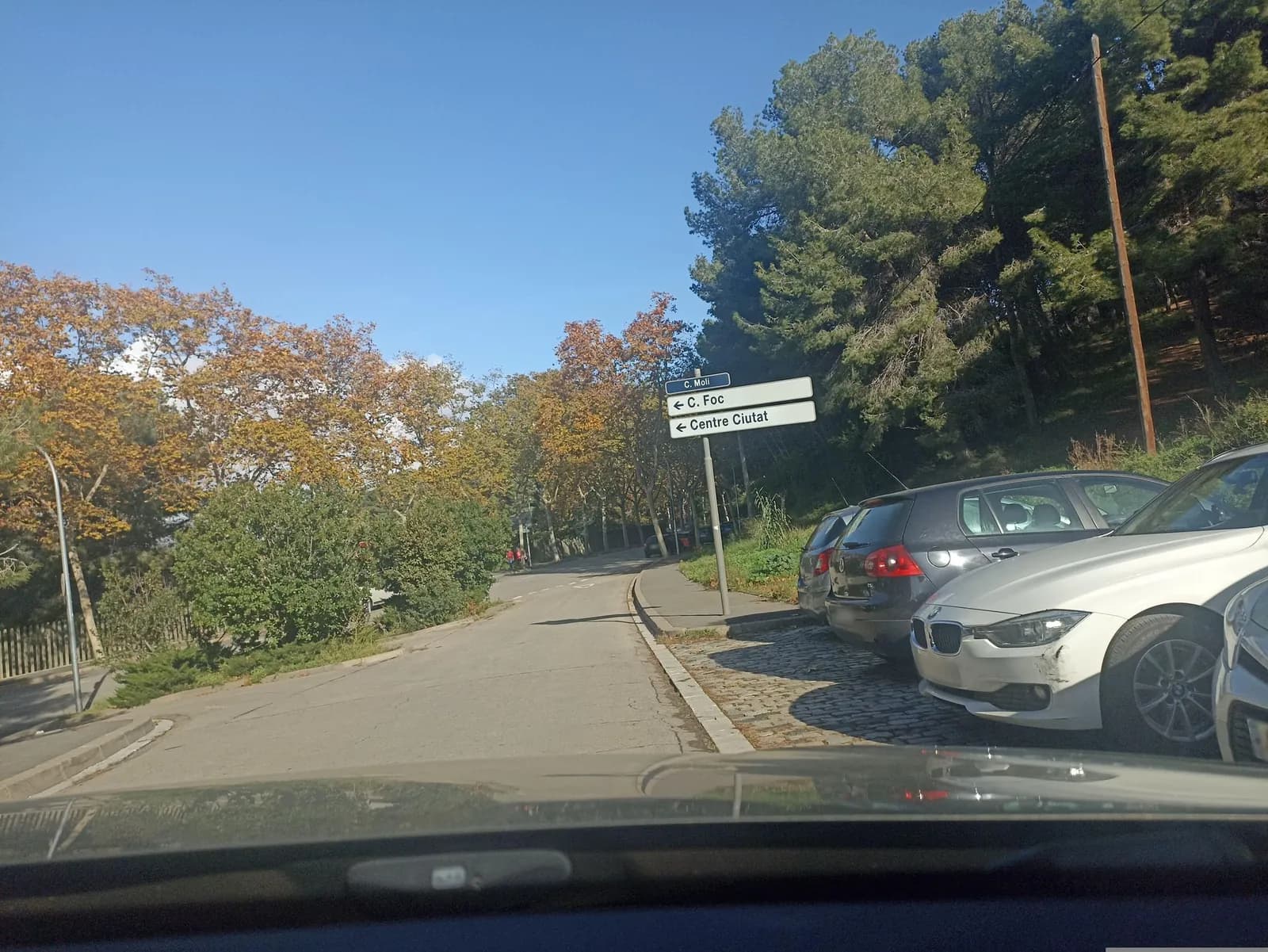 Parking gratuito en Barcelona (Carrer del Molí) en Barcelona