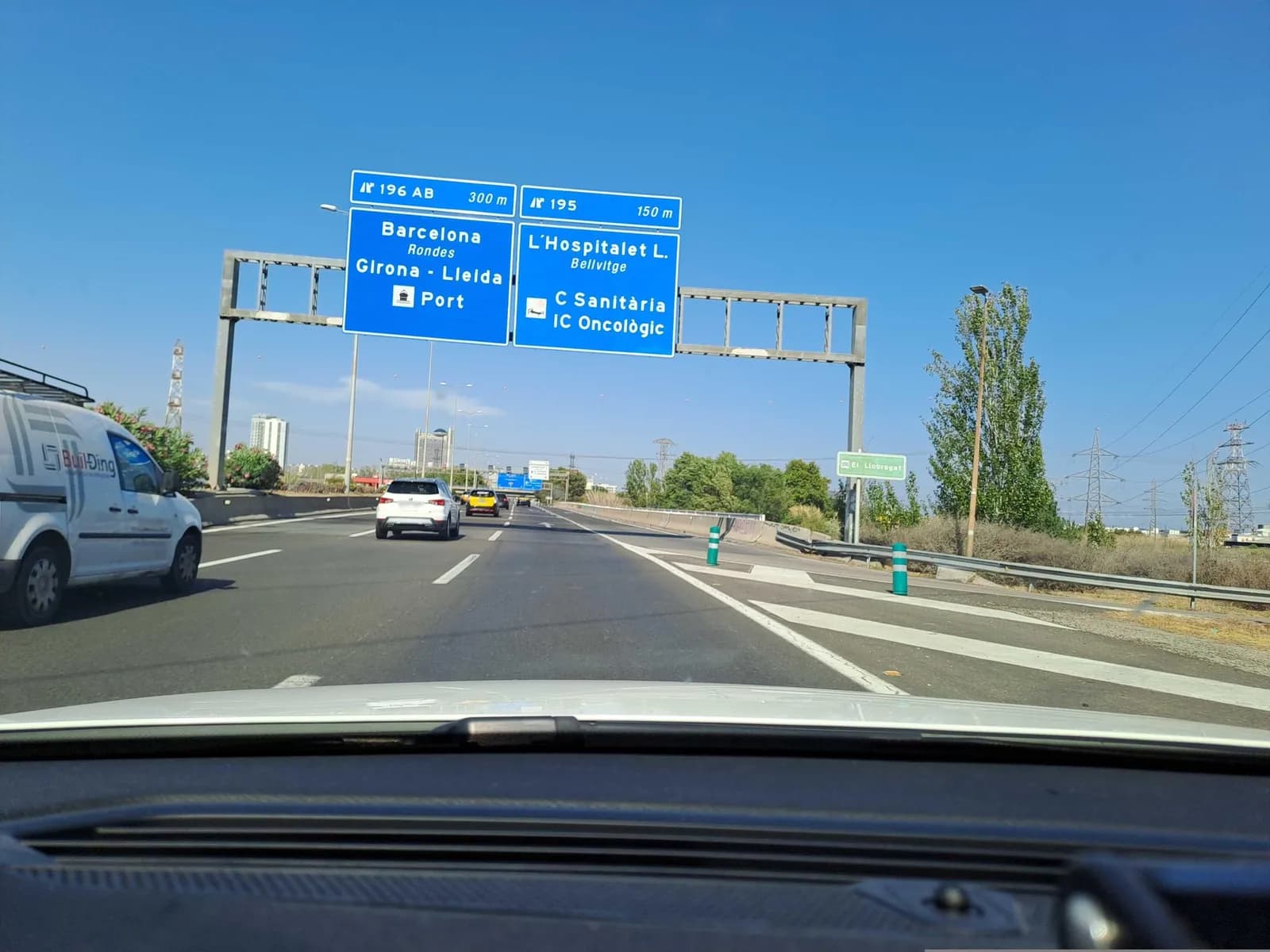 Parking gratuito en Barcelona (Camí del Sorral) en Barcelona