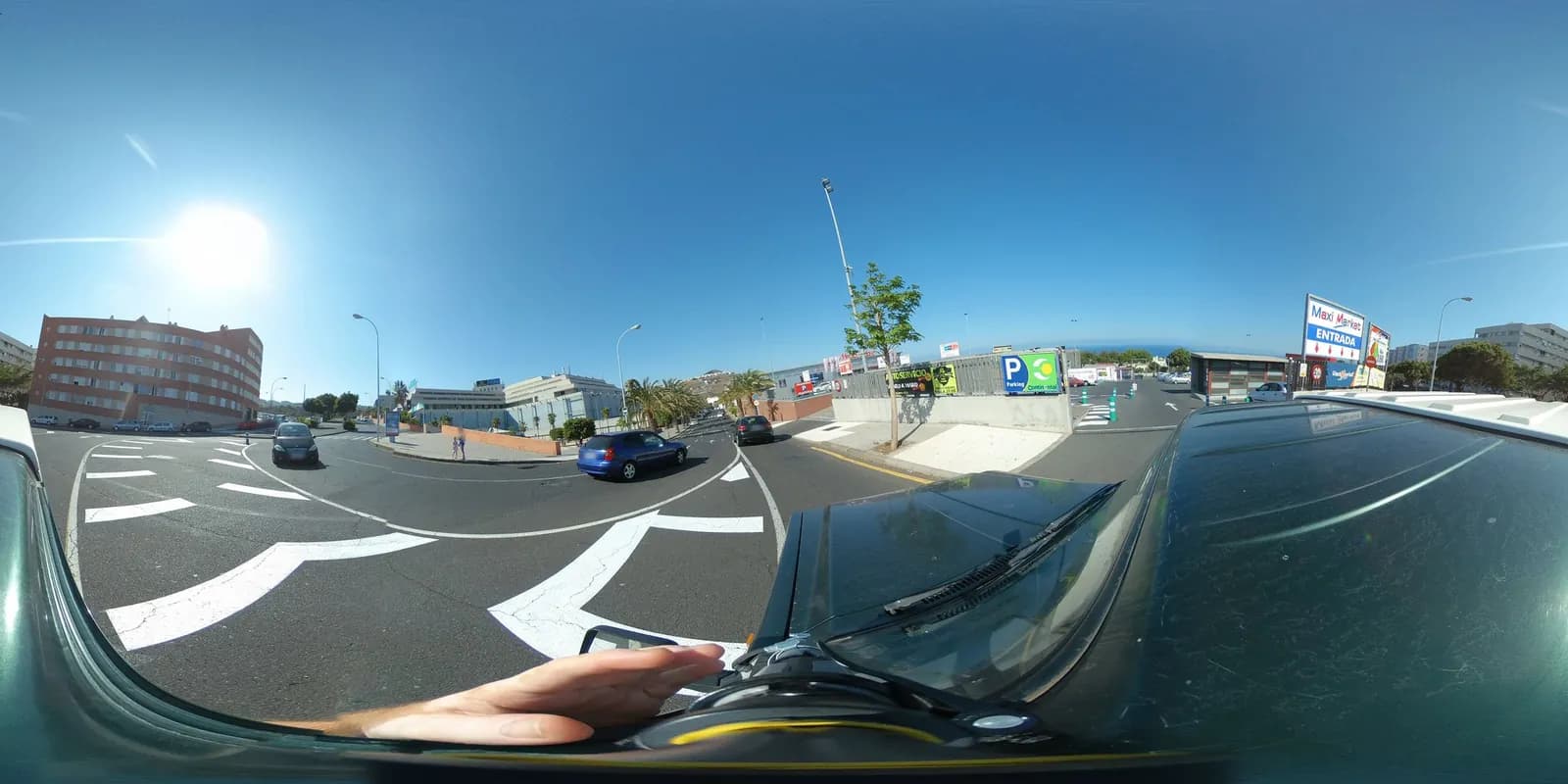 Parking gratuito en San Cristóbal de La Laguna (Rambla Bentacayse) en San Cristóbal de La Laguna (Santa Cruz de Tenerife)