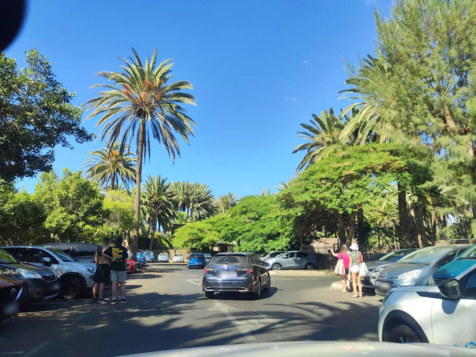 Parking gratuito en la plaza de las Palermas (Maspalomas) en San Bartolomé de Tirajana (Las Palmas)