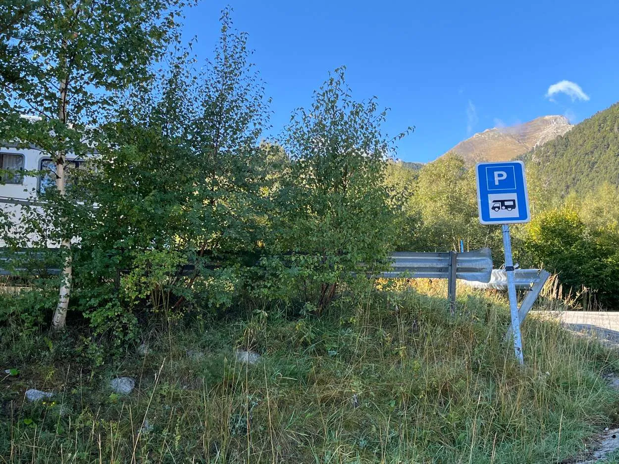 Parking para autocaravanas en Super Espot, Espot en Espot (Lleida)