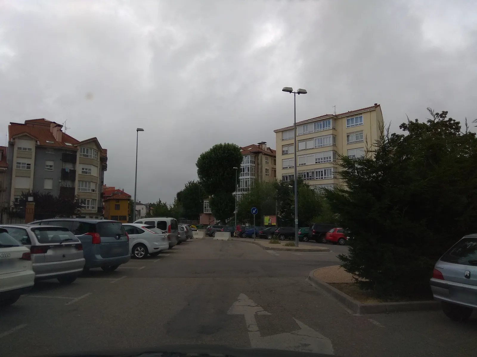 Aparcamiento de La Húngara en Reinosa (Cantabria)