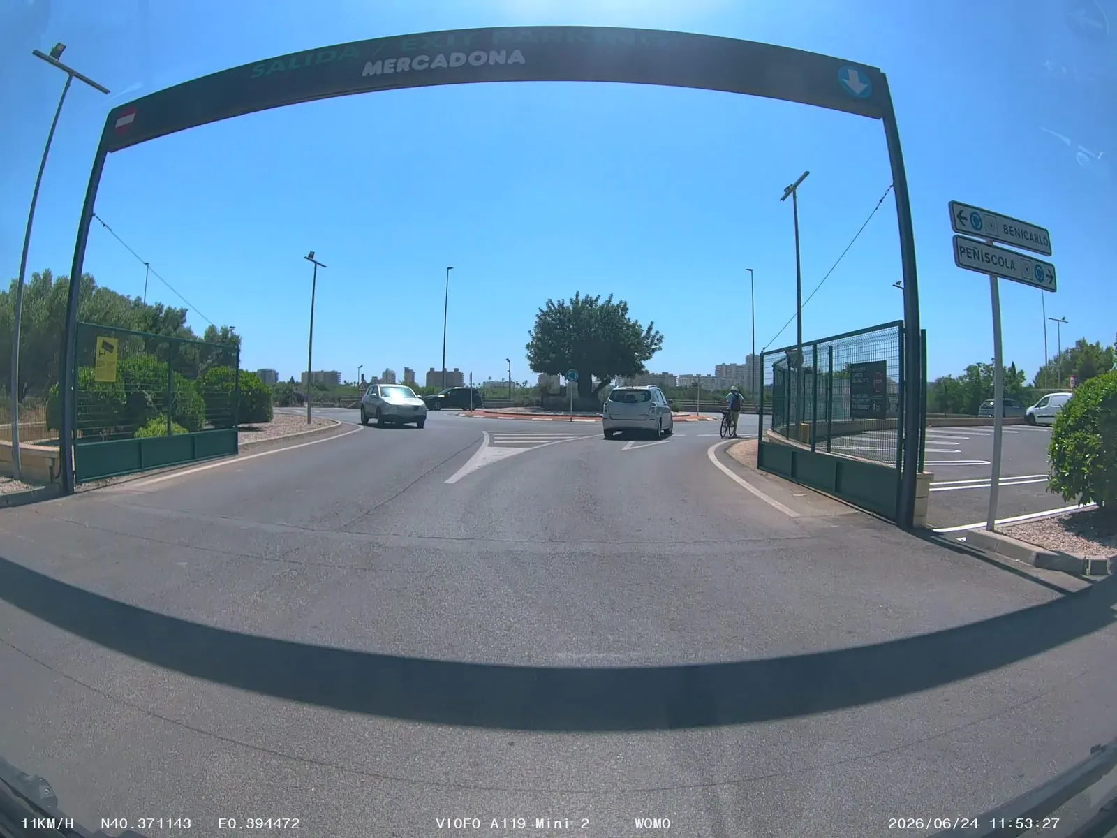 Parking gratuito para clientes de Mercadona en Peñíscola en Peñíscola (Castellón)