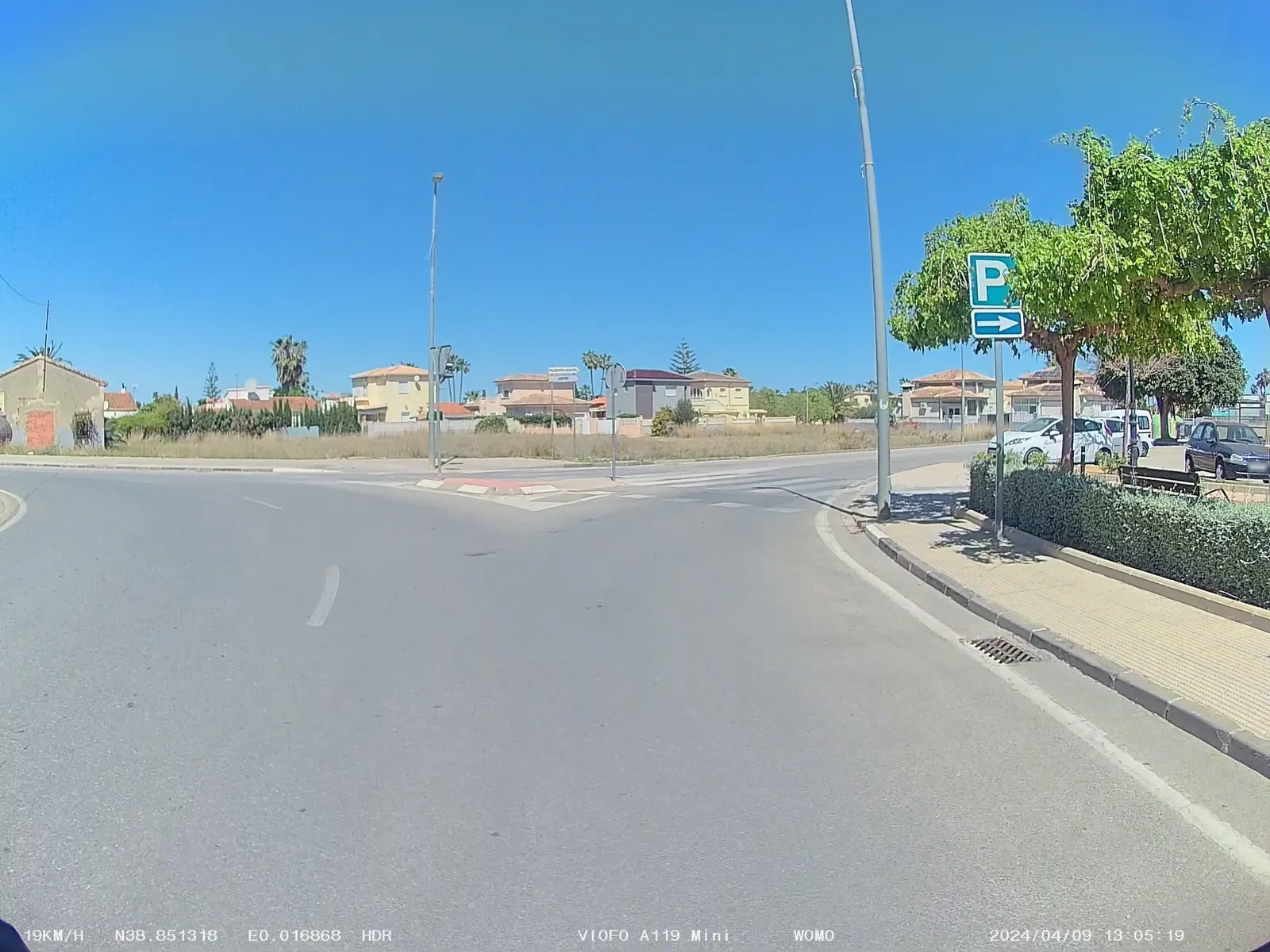 Parking gratis en el Carrer Cervantes, els Poblets en els Poblets (Alicante)