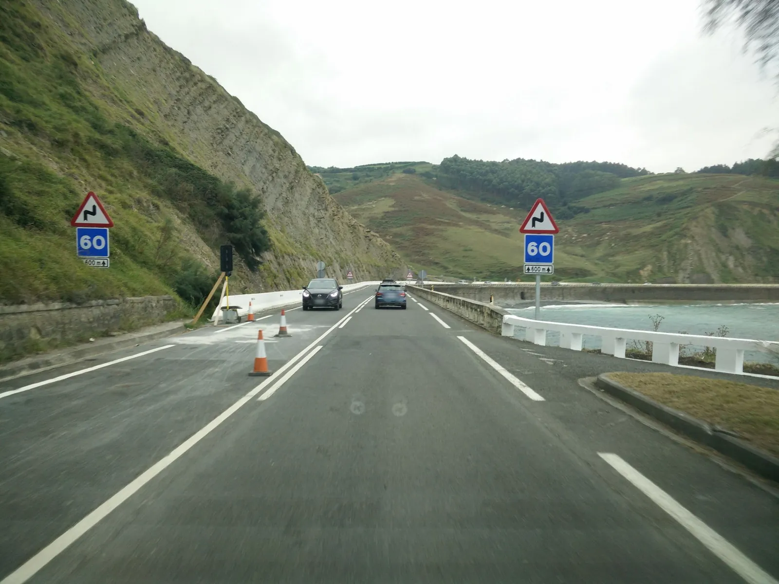 Aparcamiento gratuito en el noreste de Zumaia en Zumaia (Gipuzkoa)