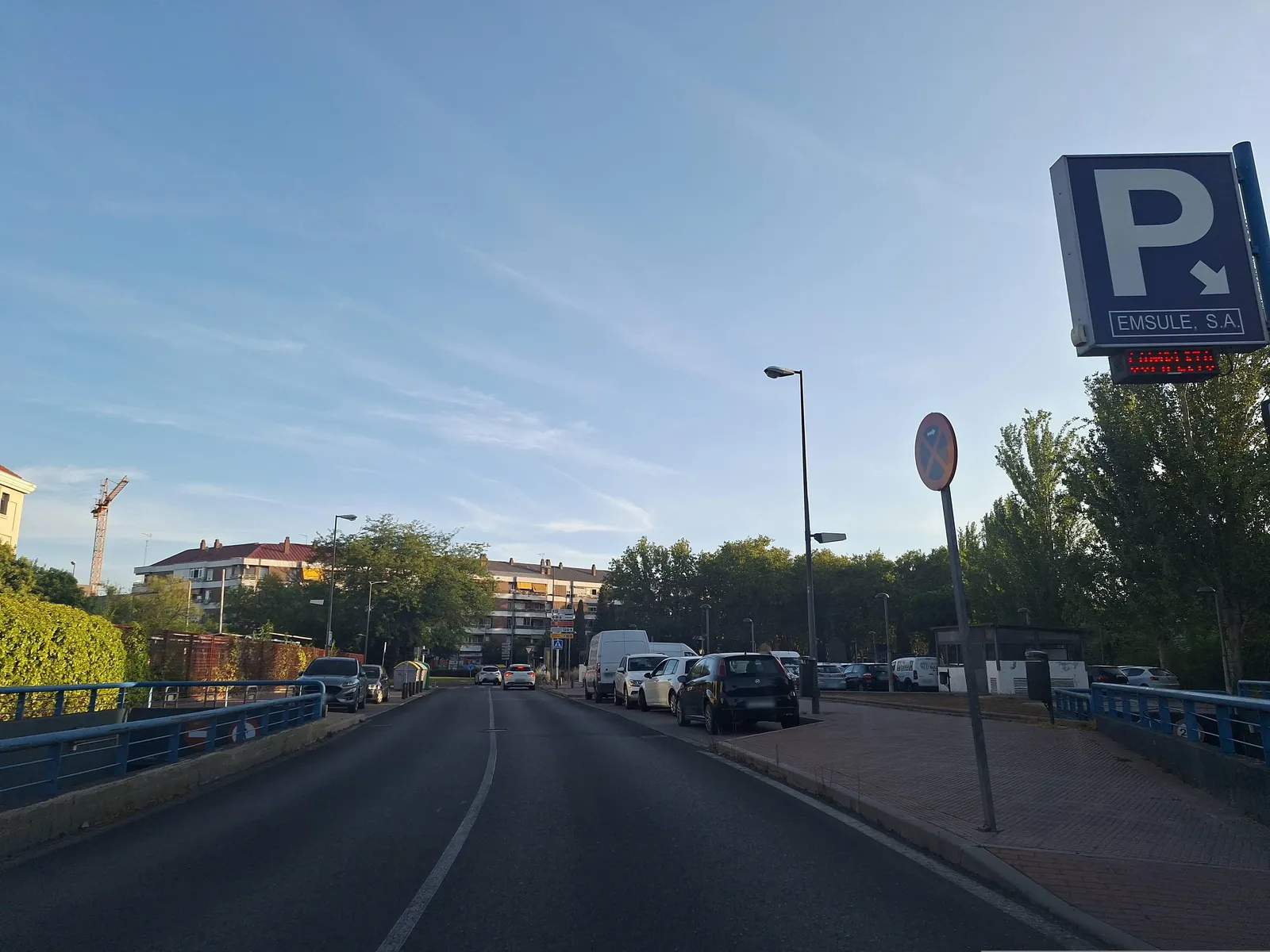 Parking gratuito en Leganés junto a la UC3M (calle Sabatini) en Leganés (Madrid)
