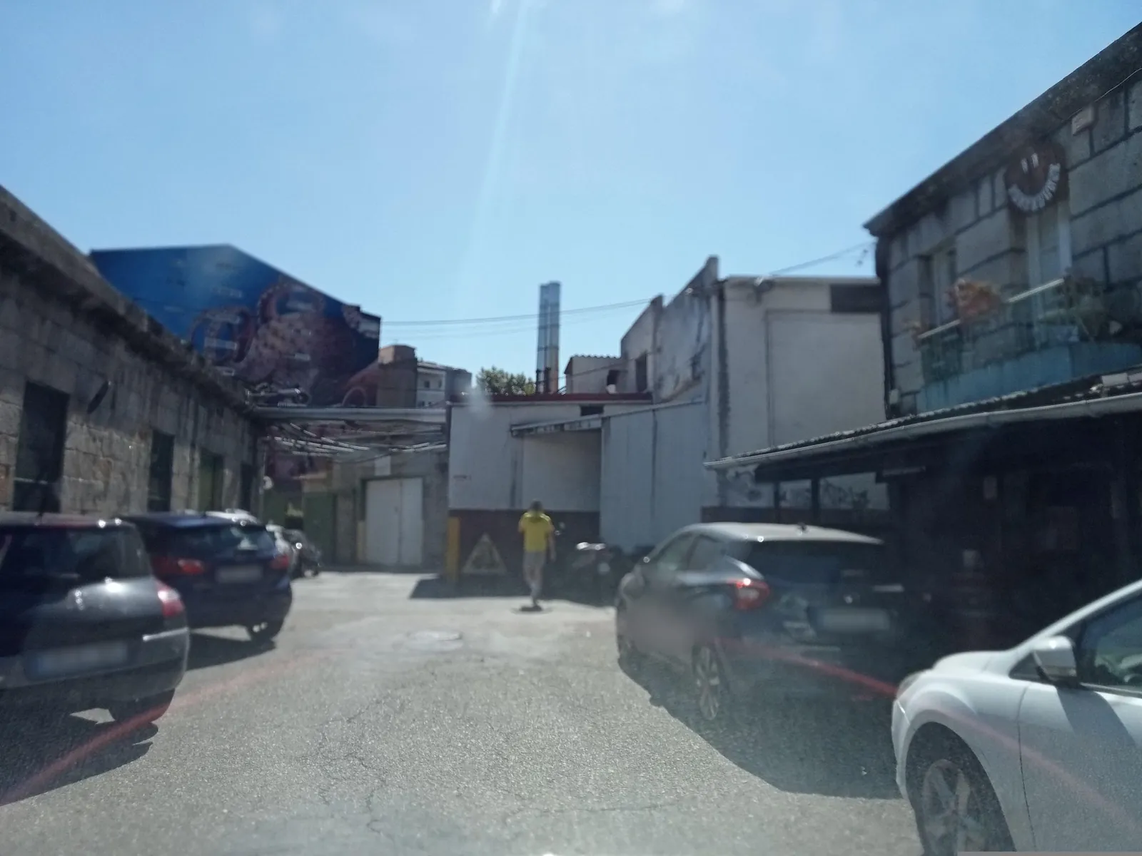 Parking gratuito en la Rúa de San Gregorio, en Vigo (Pontevedra) en Vigo (Pontevedra)