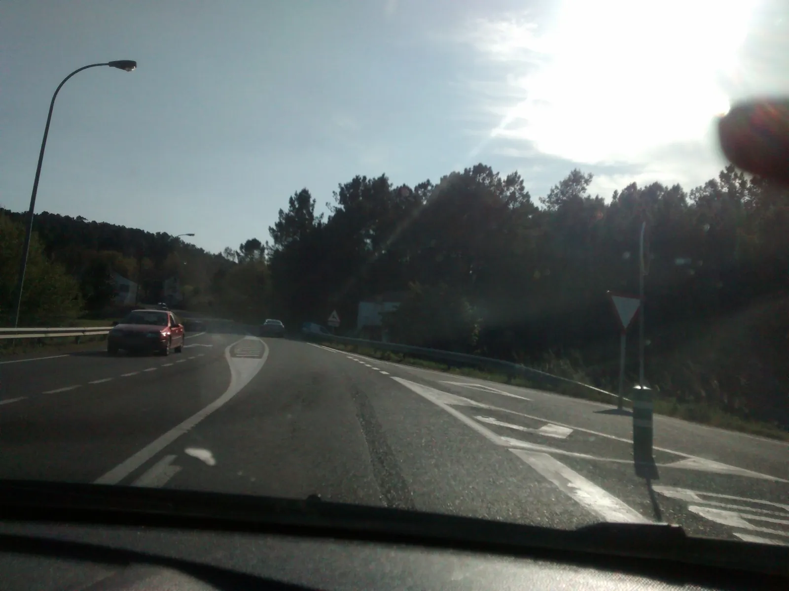 Parking de la Playa Fluvial A Praíña en A Estrada - Couso (Pontevedra)