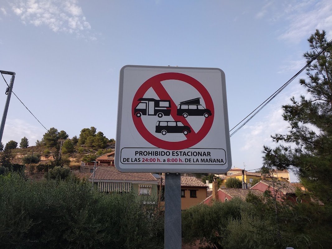 Aparcamiento gratuito en Calle de Juan Bautista en Alhama de Murcia (Murcia)