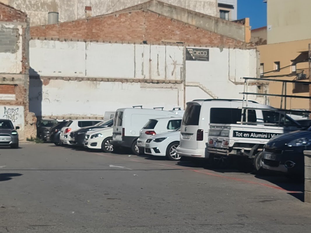 Parking gratuito cerca de la Estación de Autobuses de Mataró en Mataró (Barcelona)