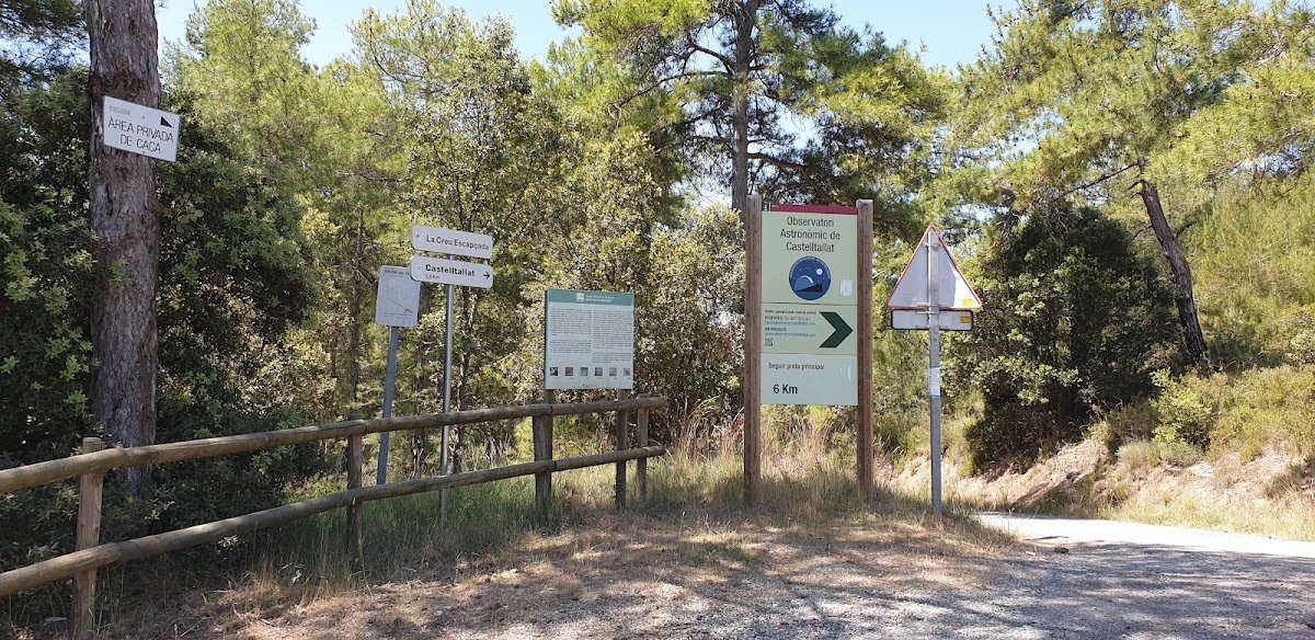Aparcamiento gratuito en el oeste de Sant Mateu de Bages en Sant Mateu de Bages (Barcelona)
