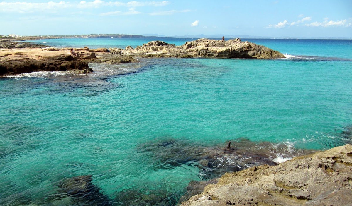Aparcamiento gratuito en Plaça del Delme, Formentera en Formentera (Illes Balears)