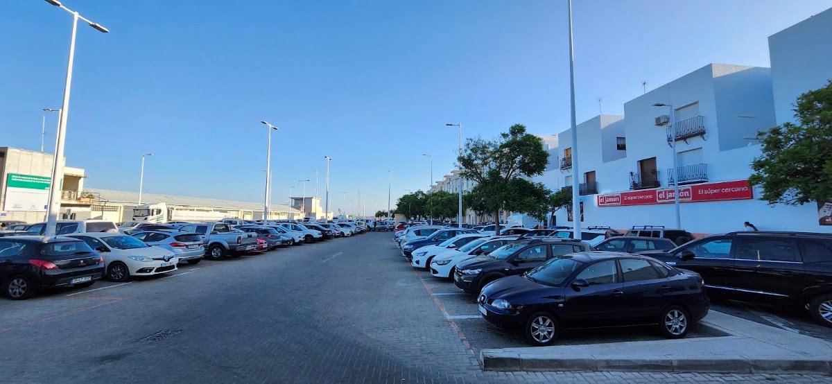Parking gratis cerca de la Plaza de la Laguna, Ayamonte (Huelva) en Ayamonte (Huelva)