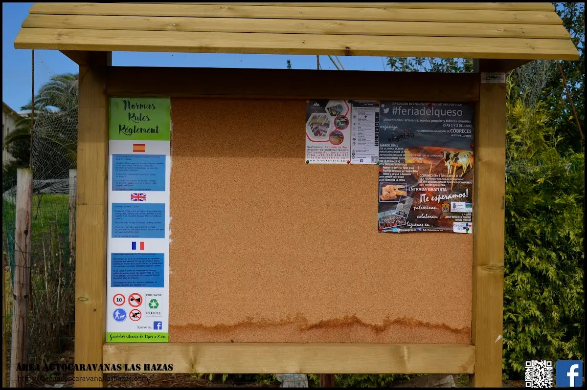 Parking Área de Autocaravanas Las Hazas, Cóbreces (cerca de Comillas) en Cóbreces (Cantabria) — foto 3 de 4