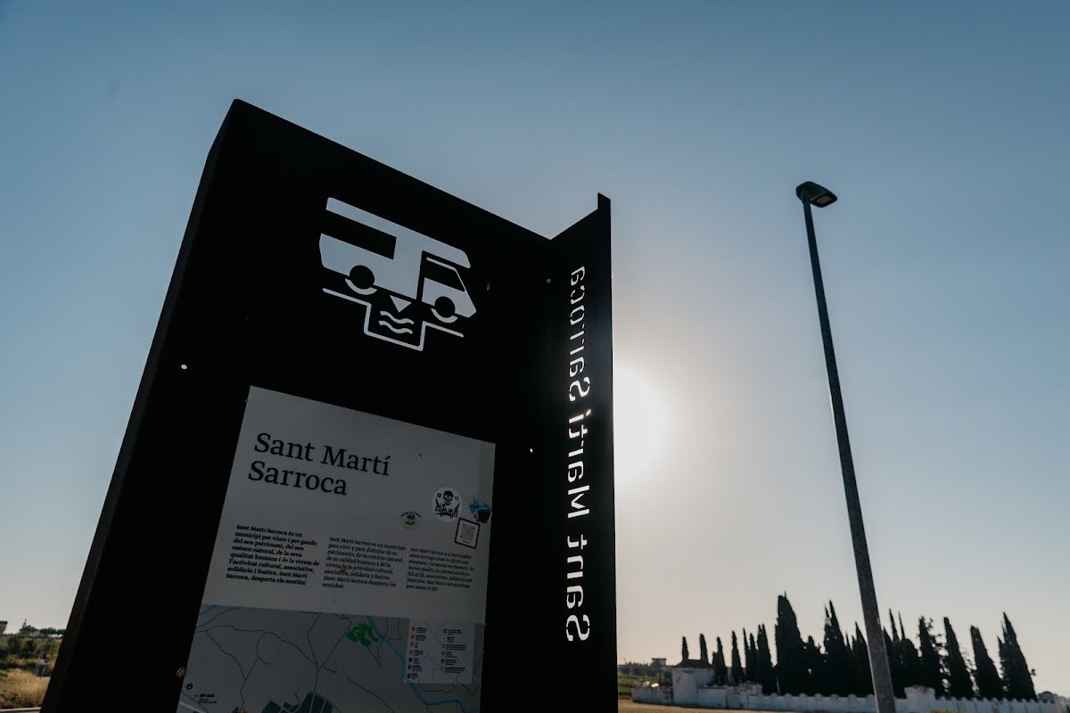 Parking de autocaravanas en Sant Martí Sarroca en Sant Martí Sarroca (Barcelona)