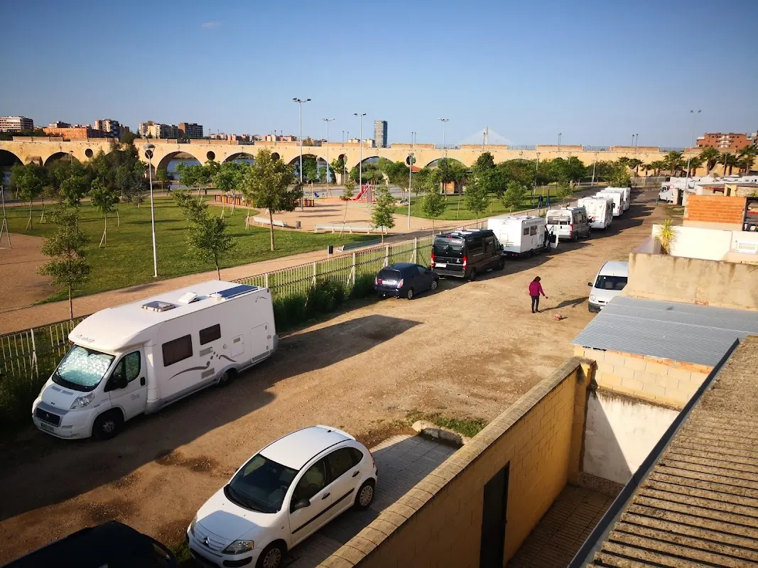 Parking gratuito Área del Parque del Guadiana, Badajoz en Badajoz