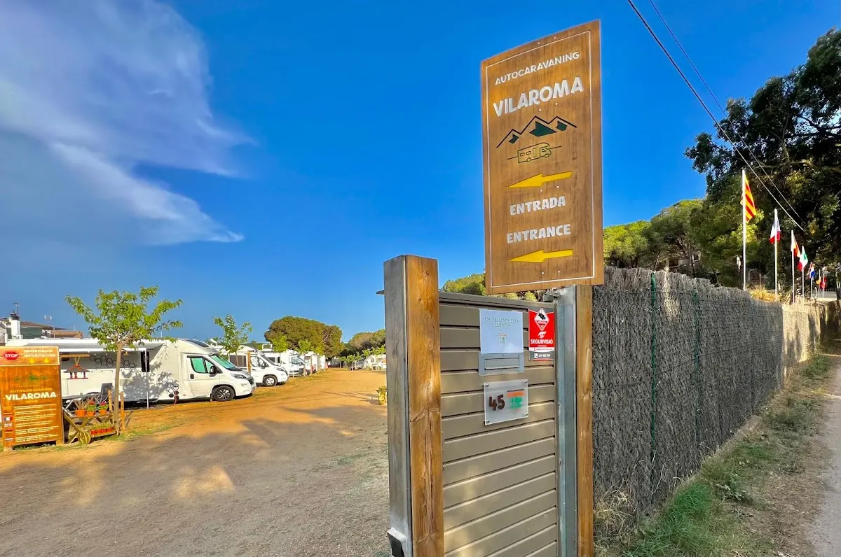 Parking Área Autocaravaning Vila-romà, Palamós en Palamós (Girona)