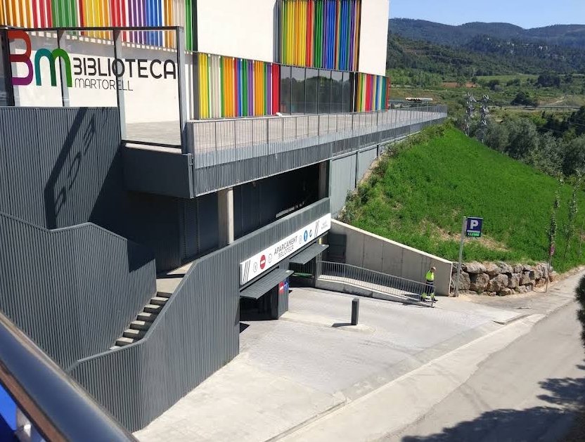Parking Biblioteca Municipal de Martorell (Barcelona) en Martorell (Barcelona)