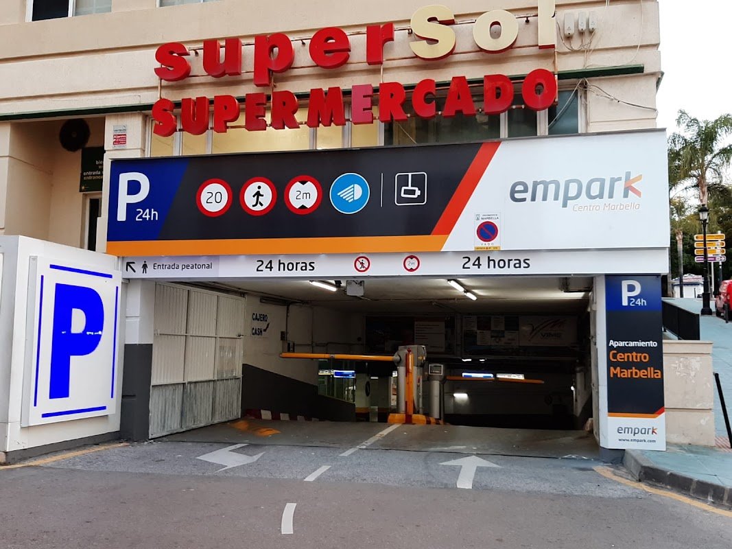 Parking Centro Marbella (Telpark), 24 h junto al casco antiguo en Marbella (Málaga)