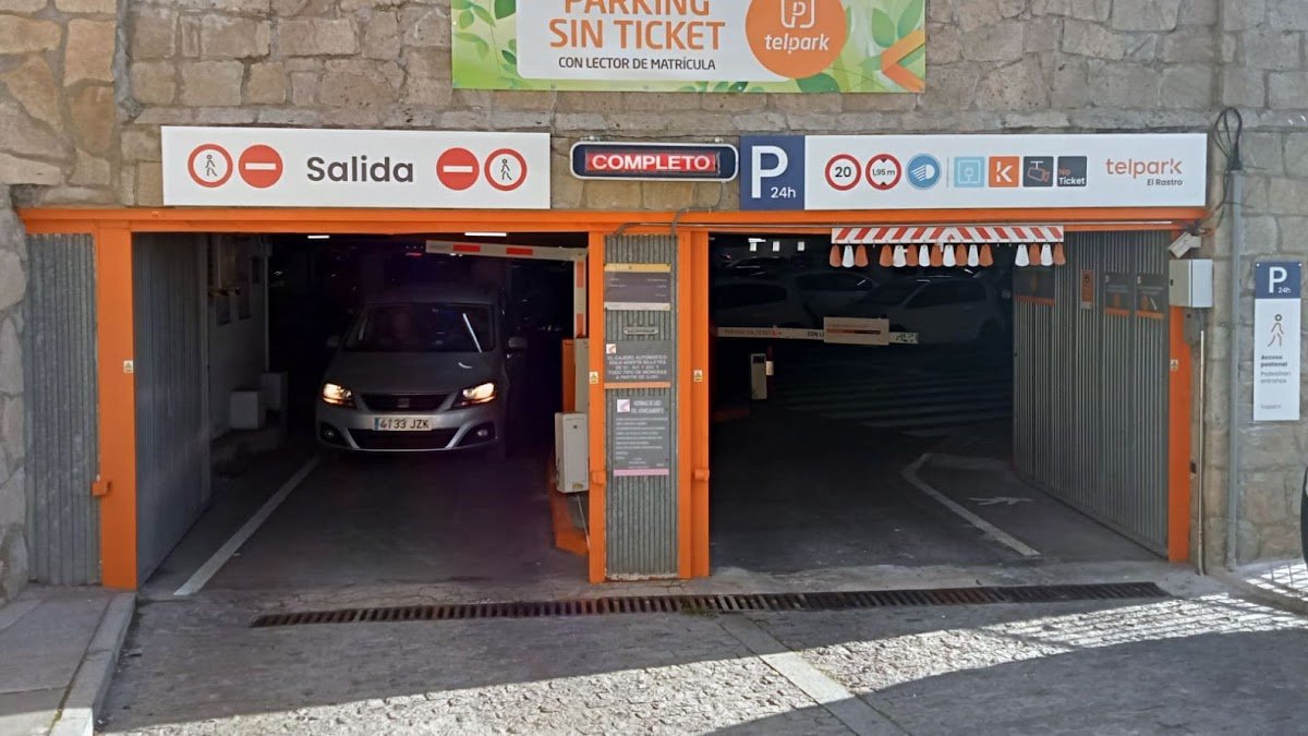 Parking El Rastro (Telpark) en Ávila, abierto 24 h en Ávila