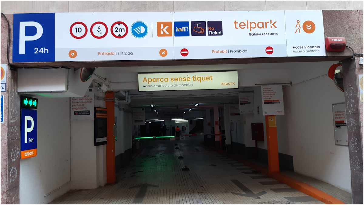 Parking Galileu Les Corts en Barcelona en Barcelona