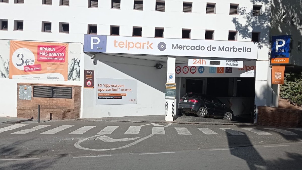 Parking del Mercado de Marbella (Telpark): 4,99 € la hora en Marbella (Málaga)