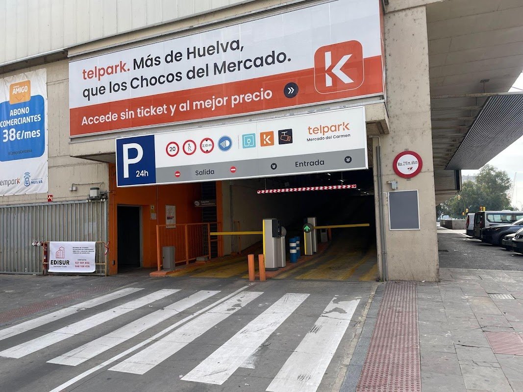 Parking Mercado del Carmen en Huelva (24h, Telpark) en Huelva — foto 2 de 3