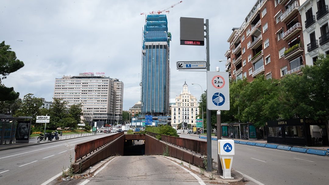 Parking Plaza de Colón (Telpark), Madrid en Madrid