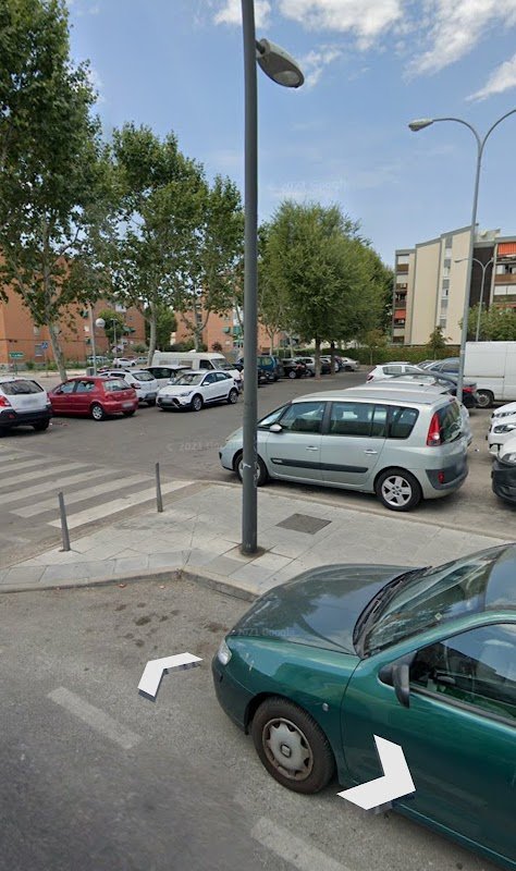 Parking gratuito al aire libre en Móstoles, abierto 24 h en Móstoles (Madrid)