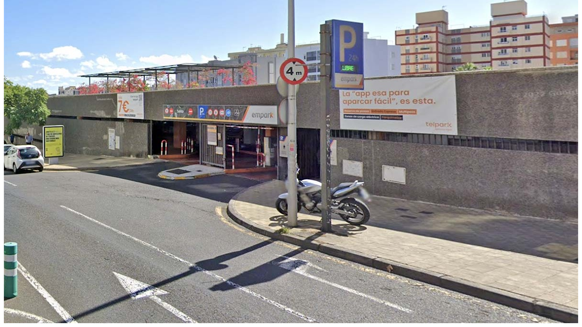 Parking Ramón y Cajal (Telpark) en Santa Cruz de Tenerife en Santa Cruz de Tenerife