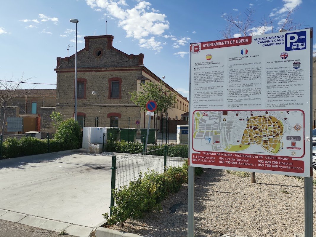 Parking gratuito de autocaravanas en Úbeda (céntrico) en Úbeda (Jaén)